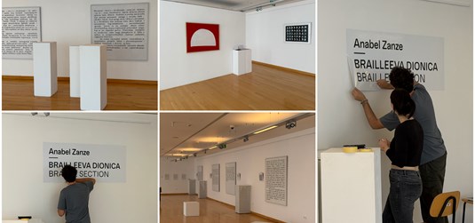 Večeras otvorenje izložbe „Brailleeva dionica“ Anabel Zanze u Sveučilišnoj galeriji 